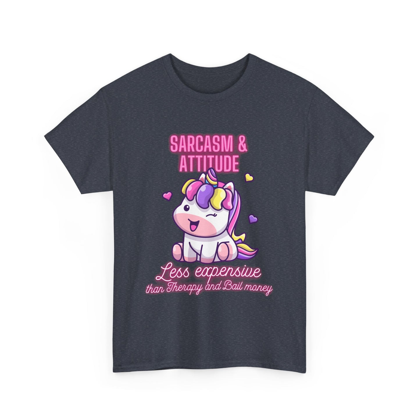 Sarcasm & attitude Unisex Heavy Cotton Tee
