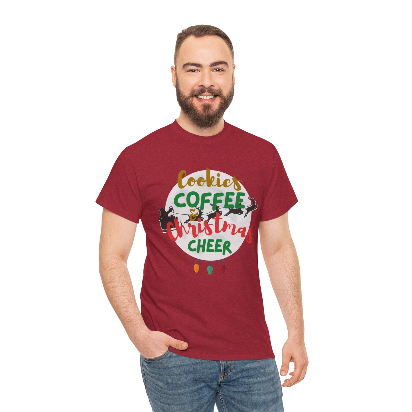 Christmas Cookies Unisex Heavy Cotton Tee