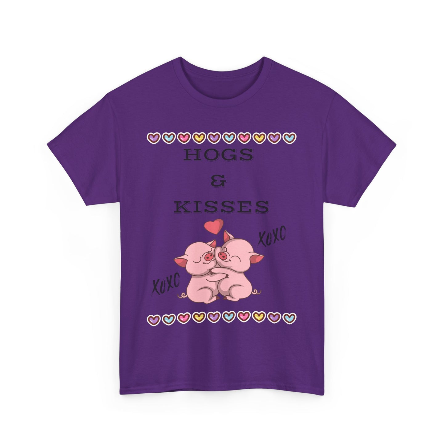Hogs & Kisses Unisex Heavy Cotton Tee