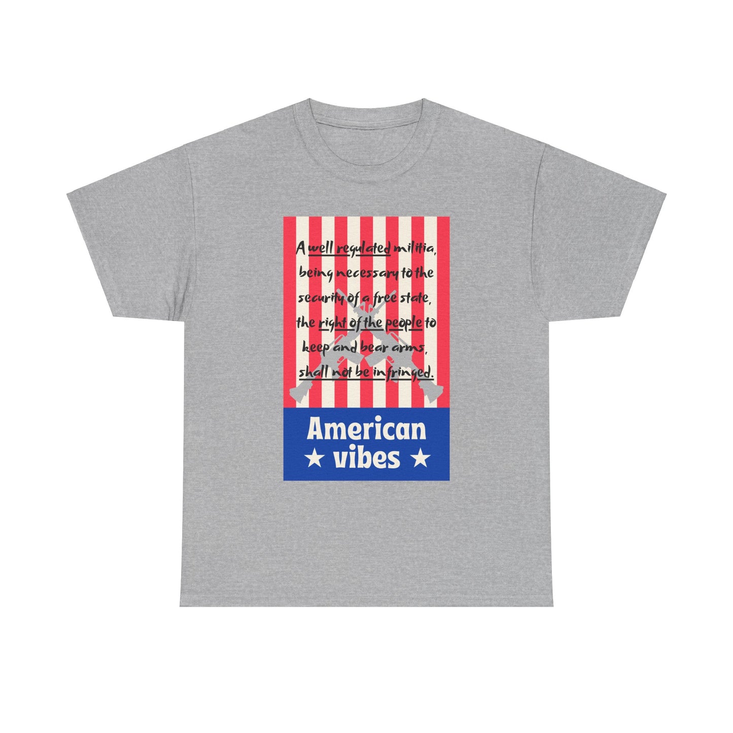 American Vibes Unisex Heavy Cotton Tee