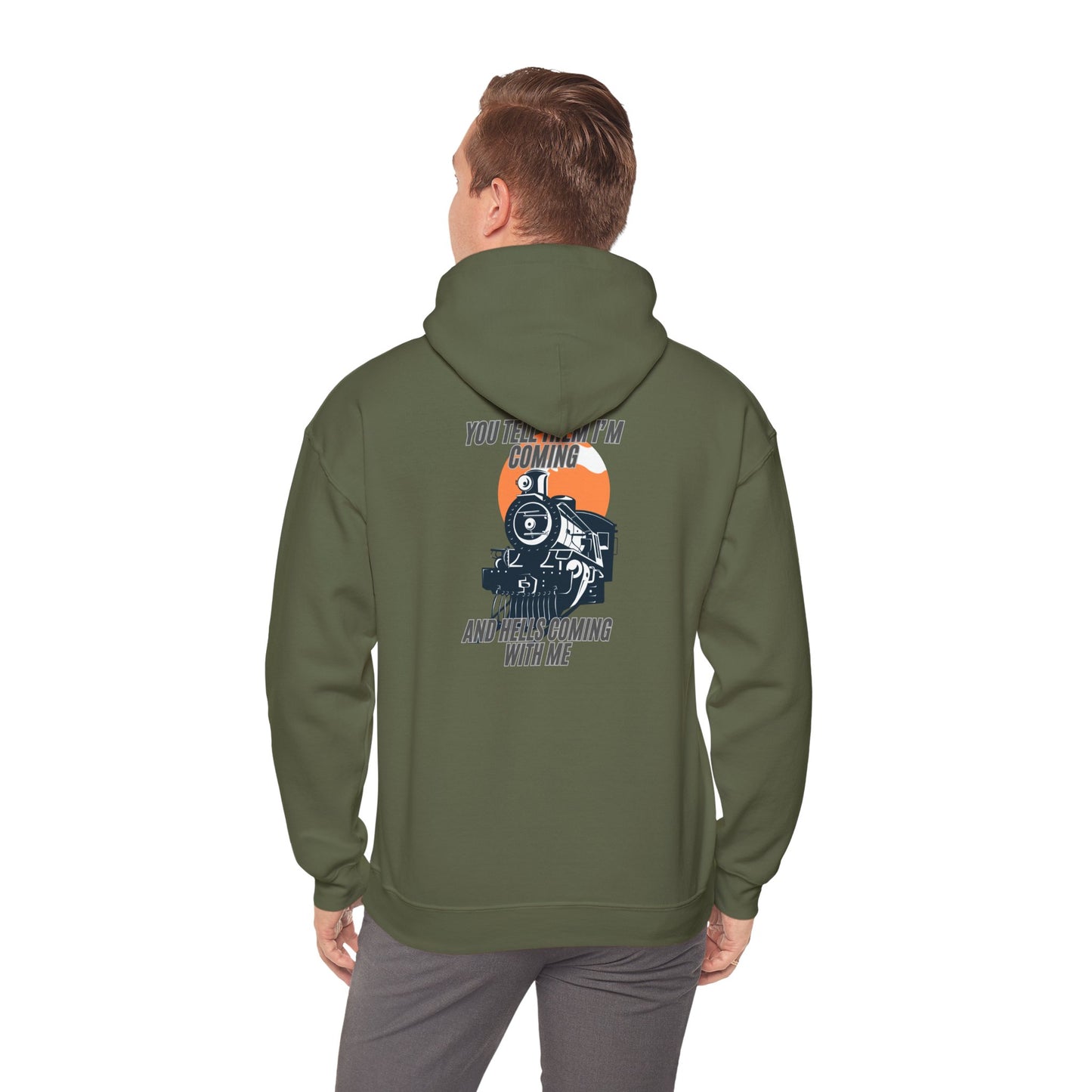 Hell's Coming Unisex Heavy Blend™ Hooded Sweatshirt