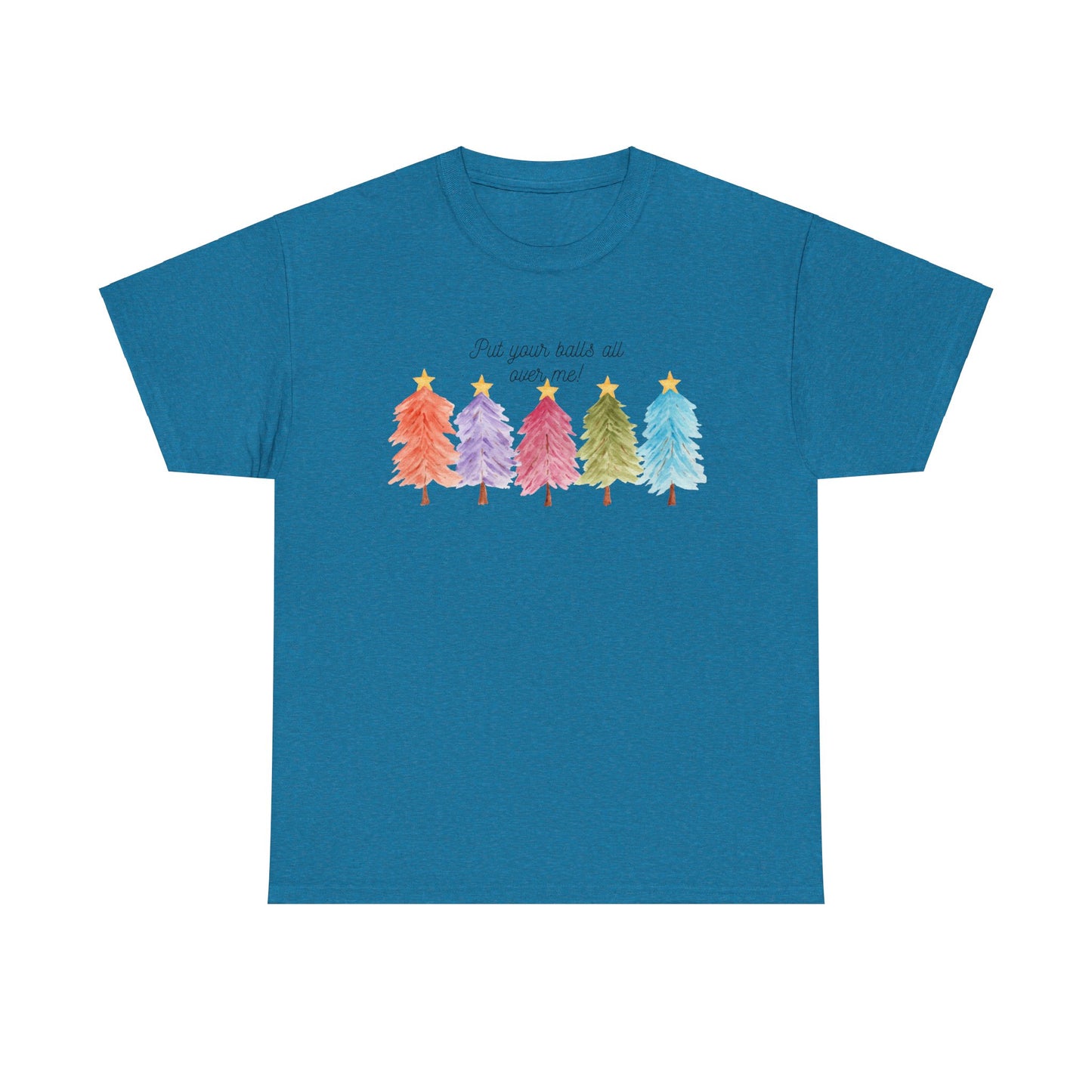 Christmas trees Unisex Heavy Cotton Tee
