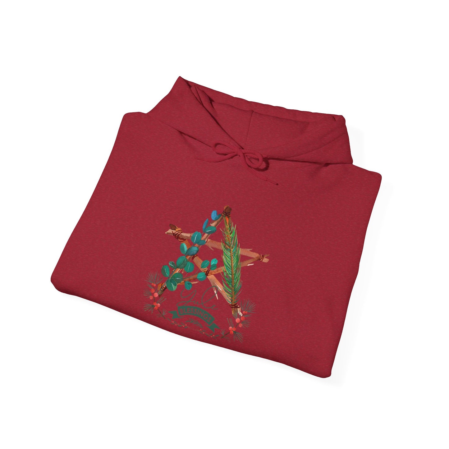 Yule Blessings Unisex Heavy Blend™ Hooded Sweatshirt