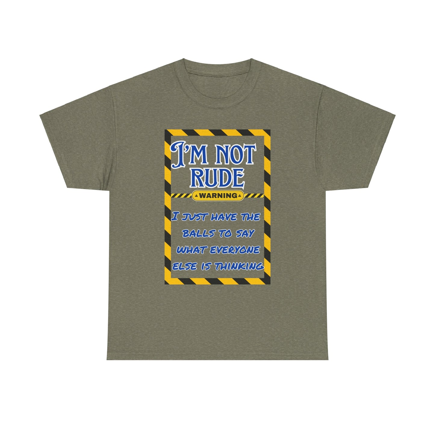 Not Rude Unisex Heavy Cotton Tee