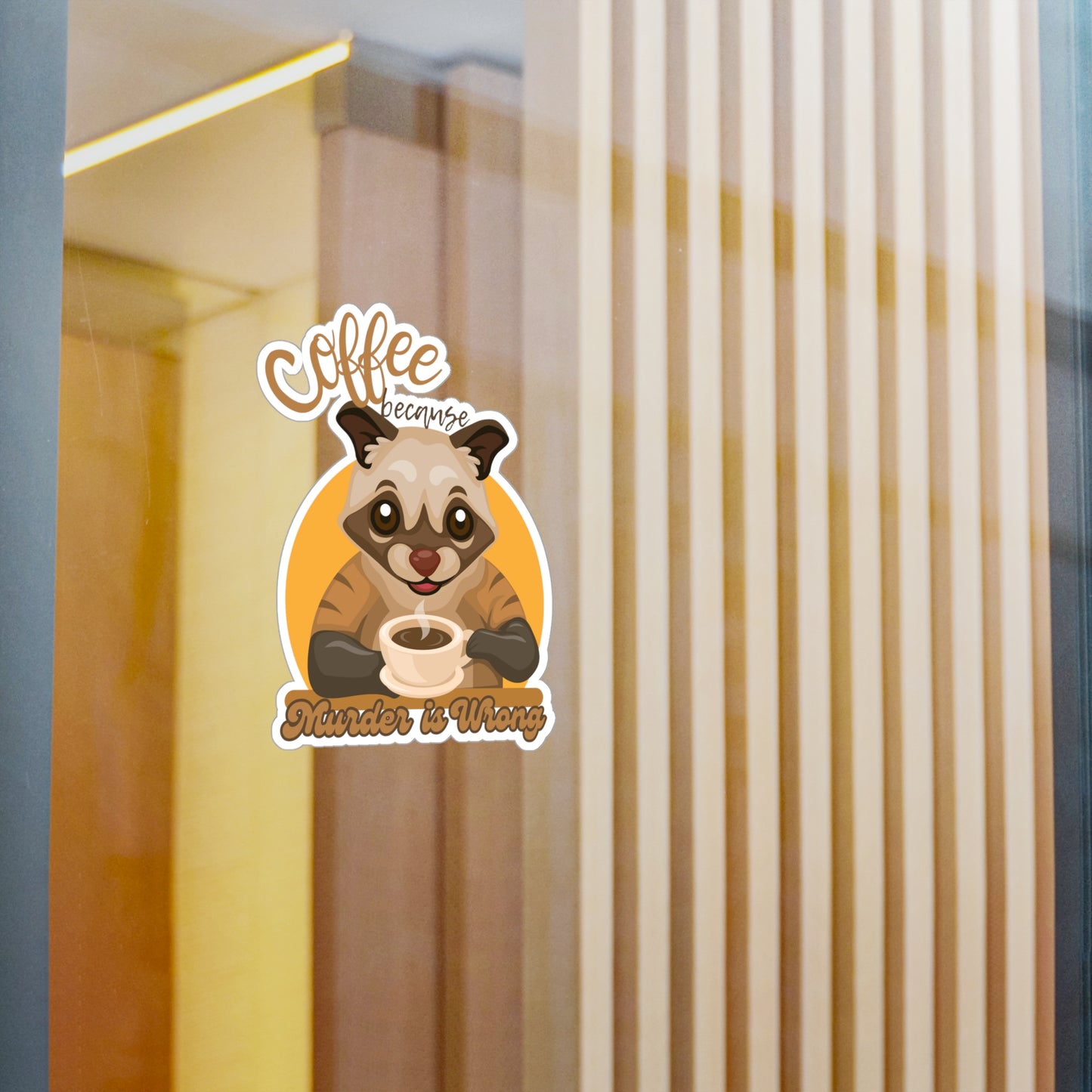 Coffee Kiss-Cut Vinyl Decals