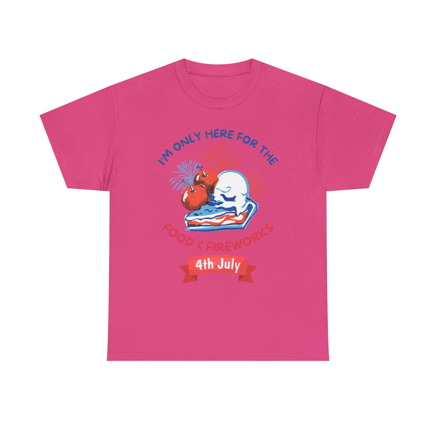 Food & Fireworks Unisex Heavy Cotton Tee