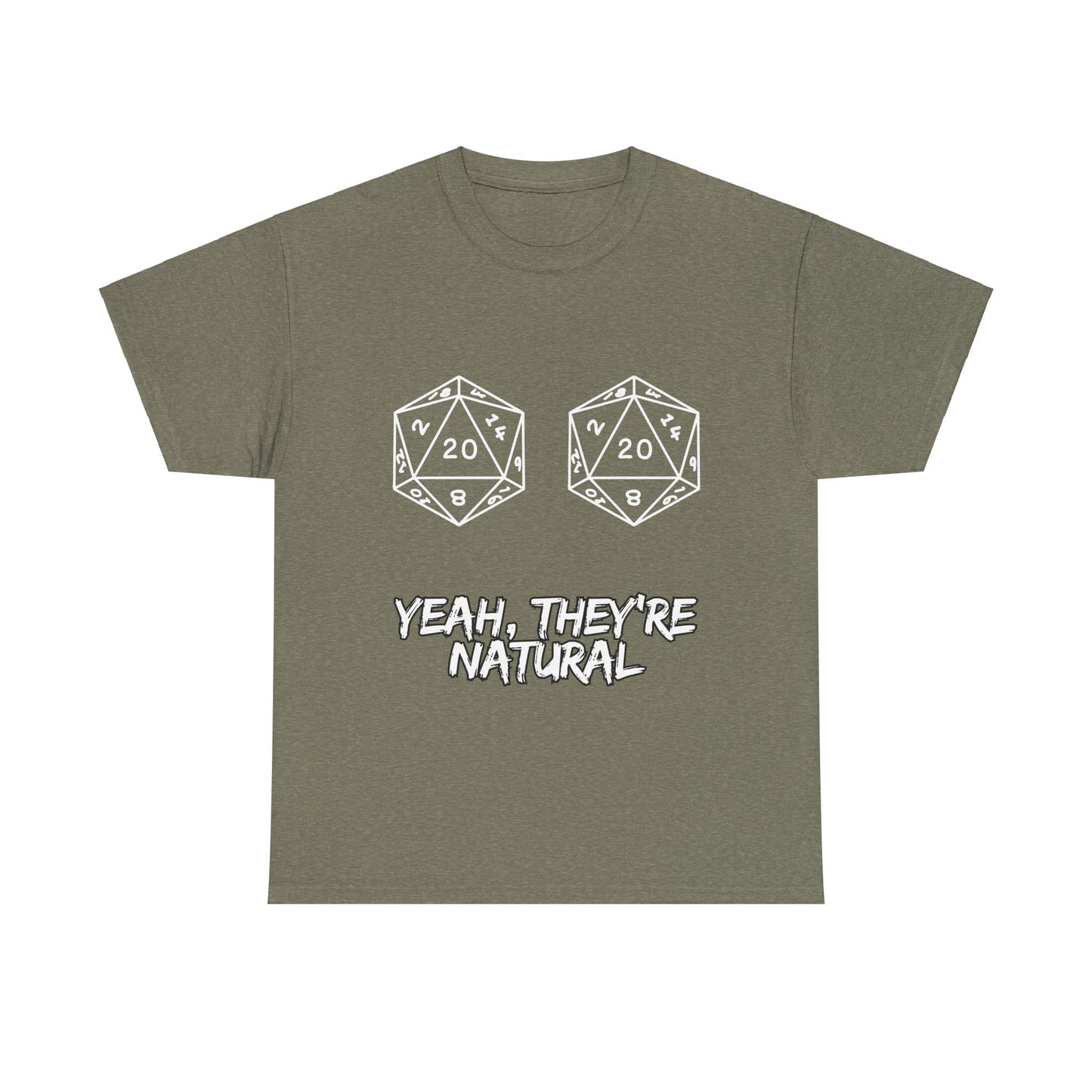 Natural Unisex Heavy Cotton Tee