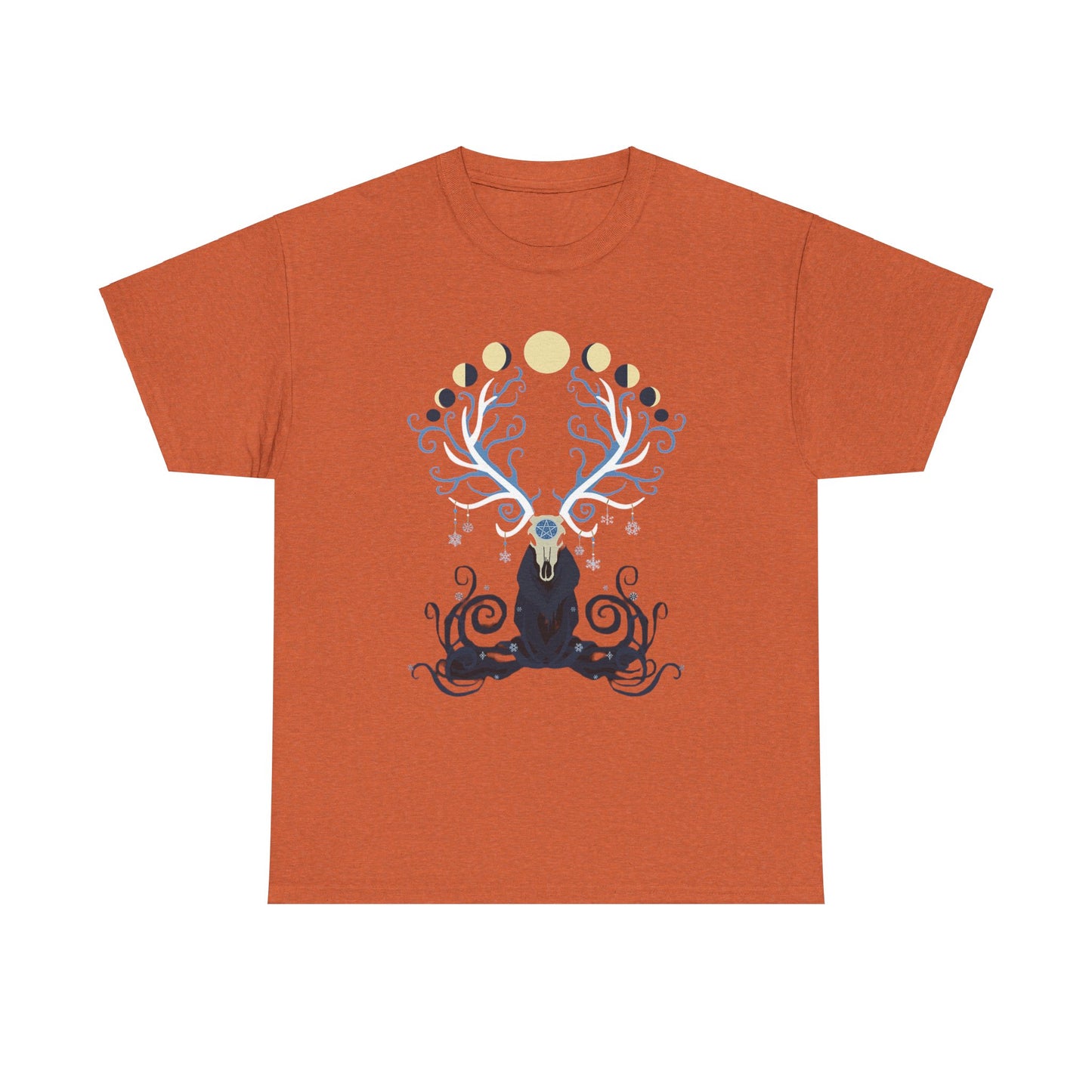 Deer Moon Unisex Heavy Cotton Tee