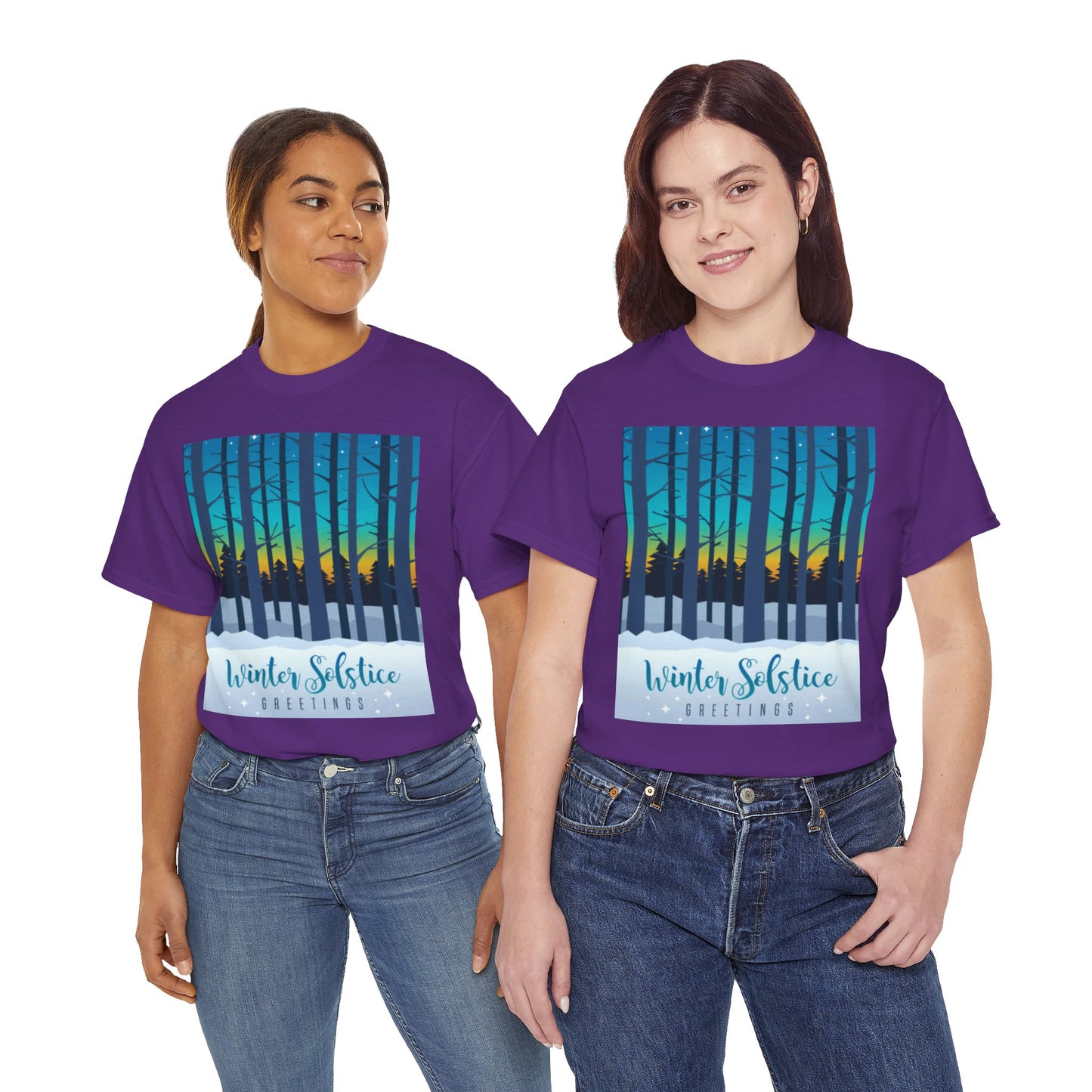 Winter Solstice Unisex Heavy Cotton Tee