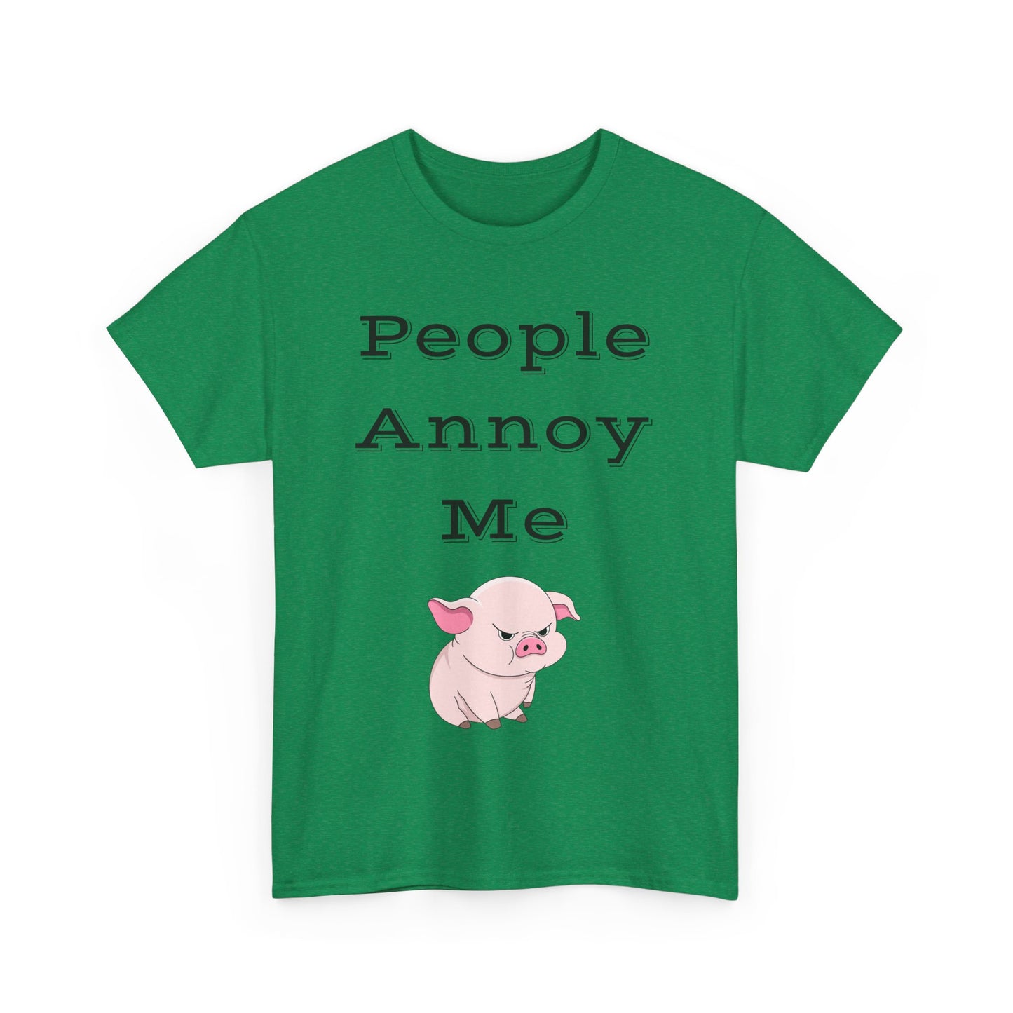People Annoy Me Unisex Heavy Cotton Tee