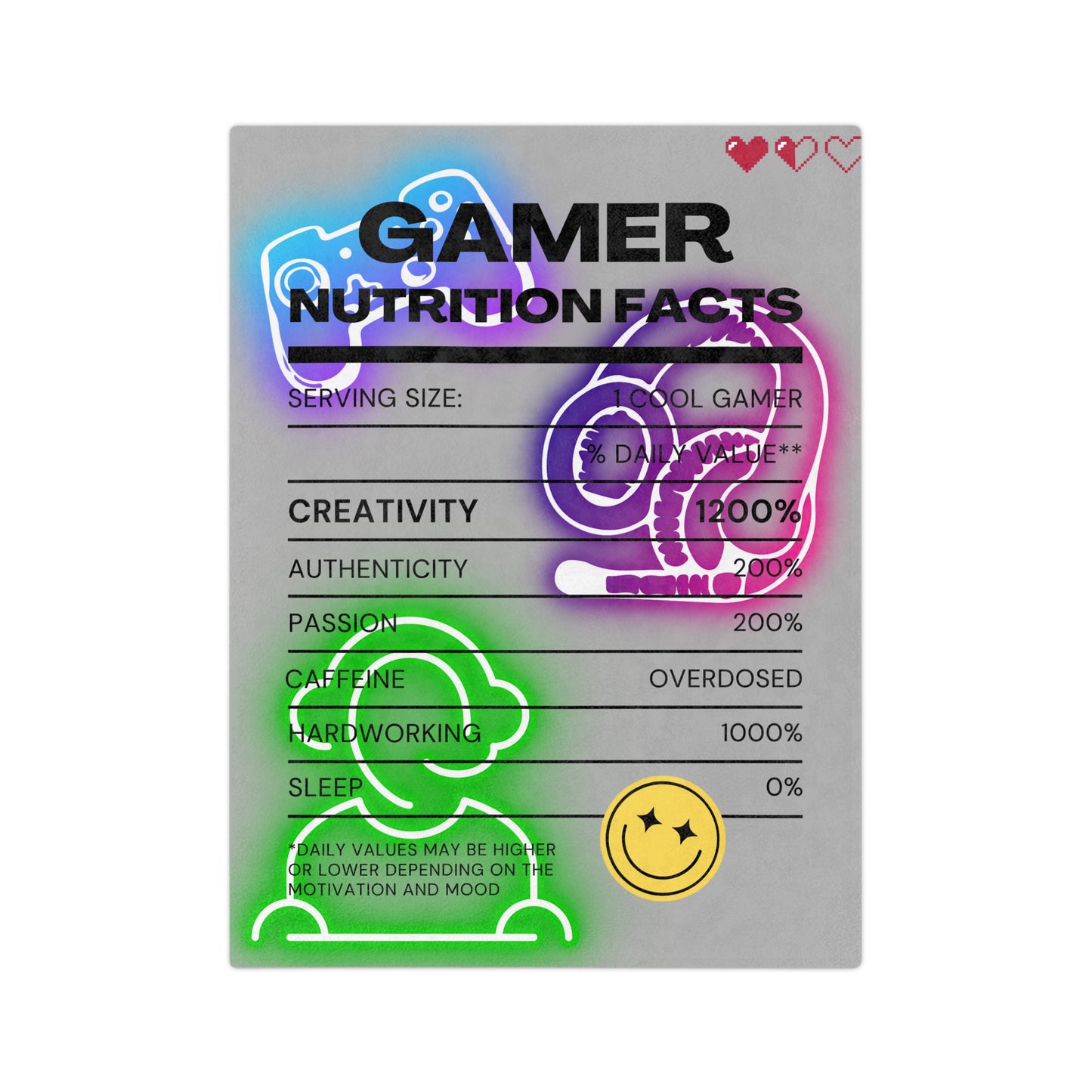 Gamer Velveteen Microfiber Blanket