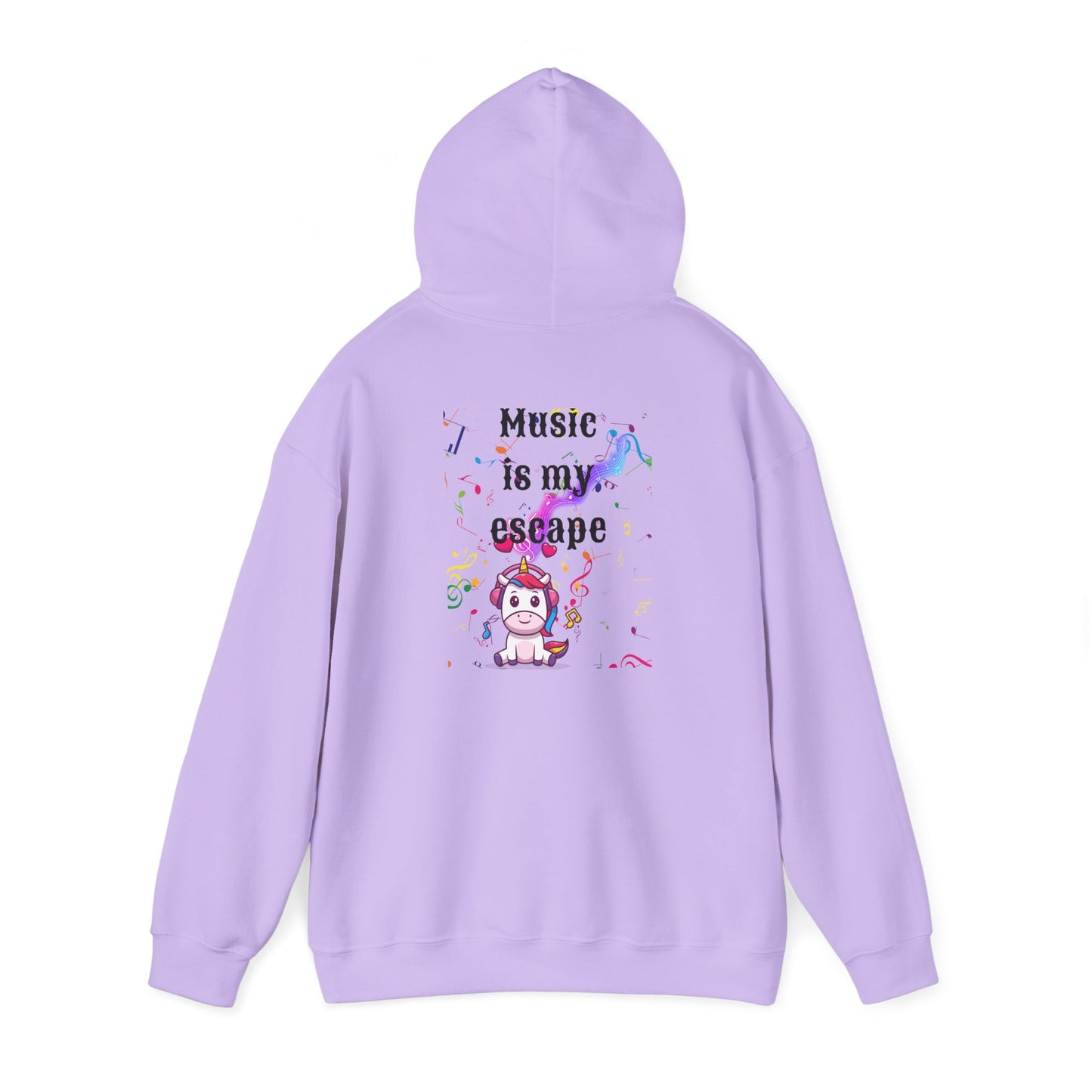 Music is my escape Unisex Heavy Blend™ Hooded Sweatshirt