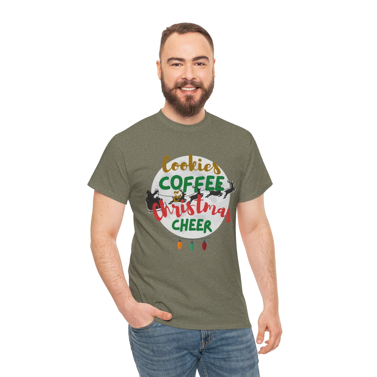 Christmas Cookies Unisex Heavy Cotton Tee