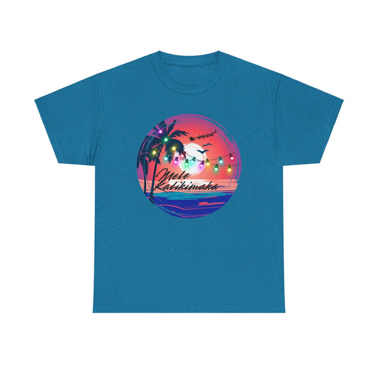 Mele Kalikimaka Unisex Heavy Cotton Tee