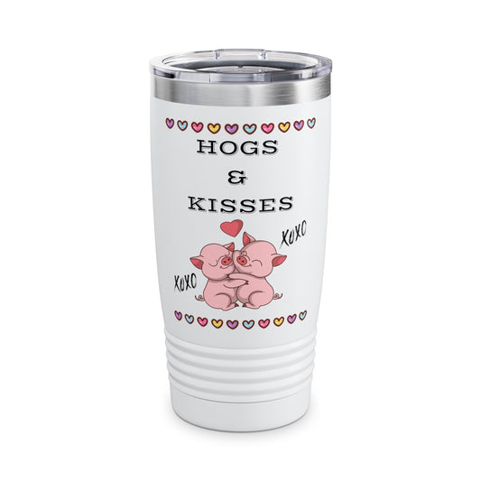 Hogs & Kisses Ringneck Tumbler, 20oz