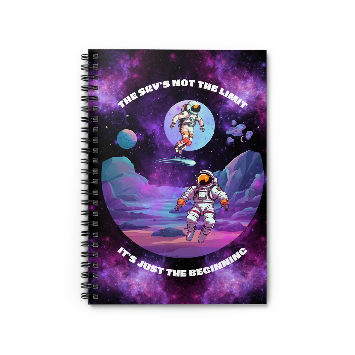 Just the Beginning Spiral Notebook - Ruled Line