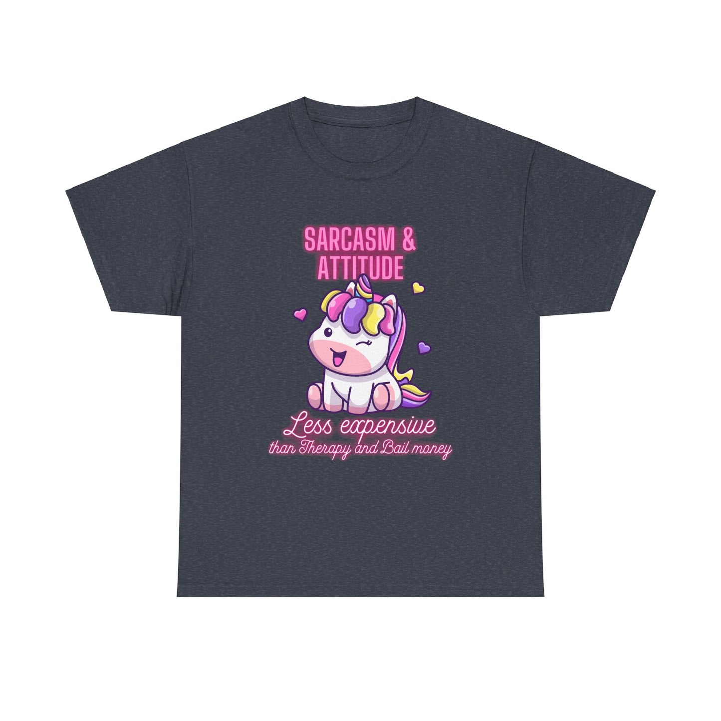 Sarcasm & attitude Unisex Heavy Cotton Tee