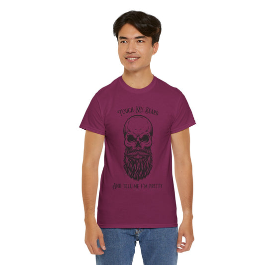 Touch My Beard Unisex Heavy Cotton Tee