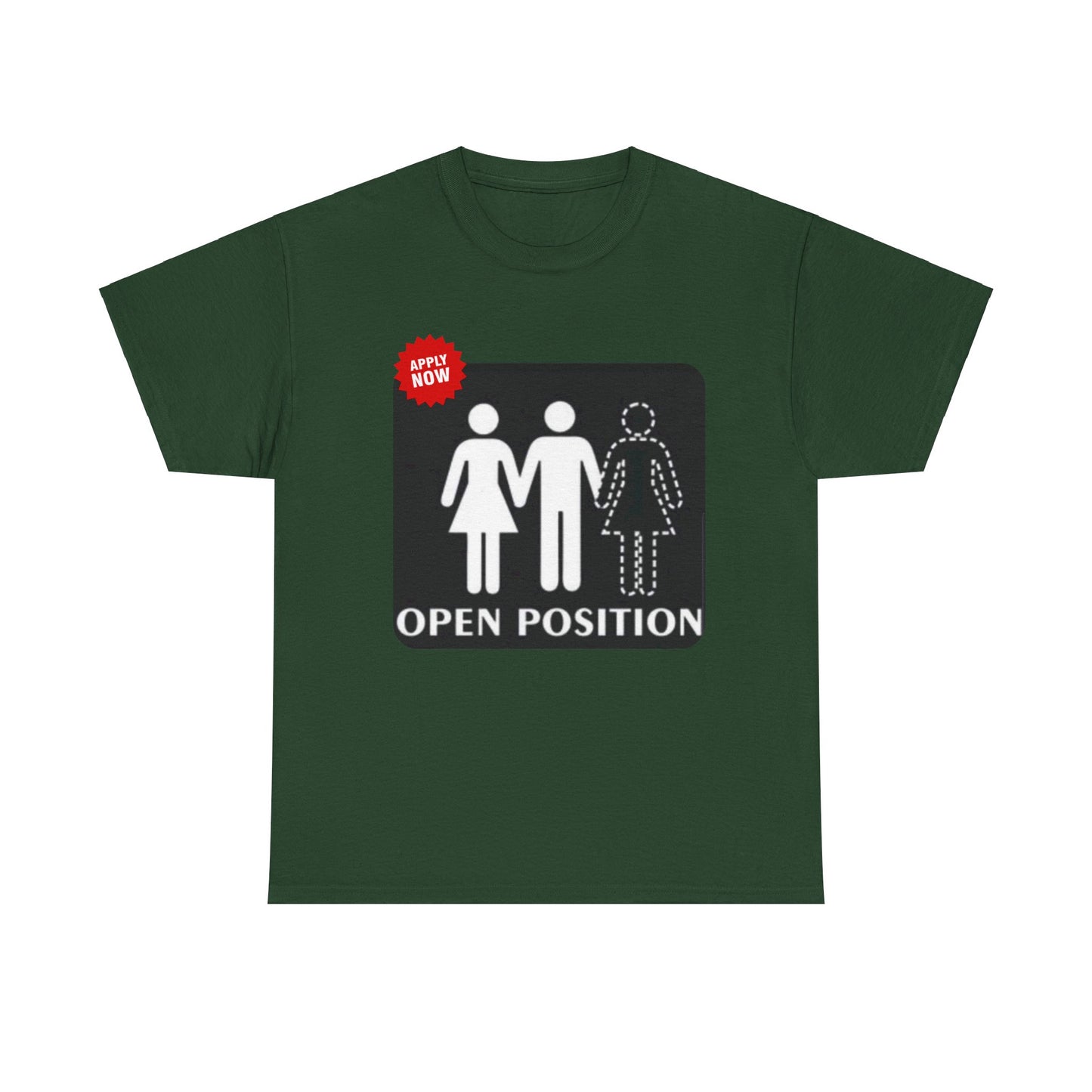 Open Position 2 Unisex Heavy Cotton Tee