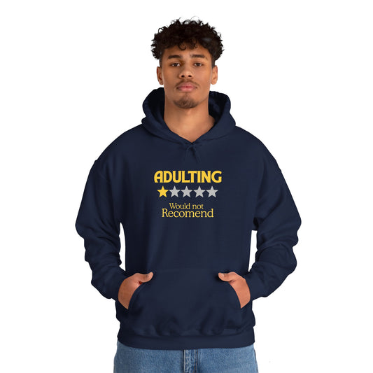 Adulting Unisex Heavy Blend™ Hooded Sweatshirt