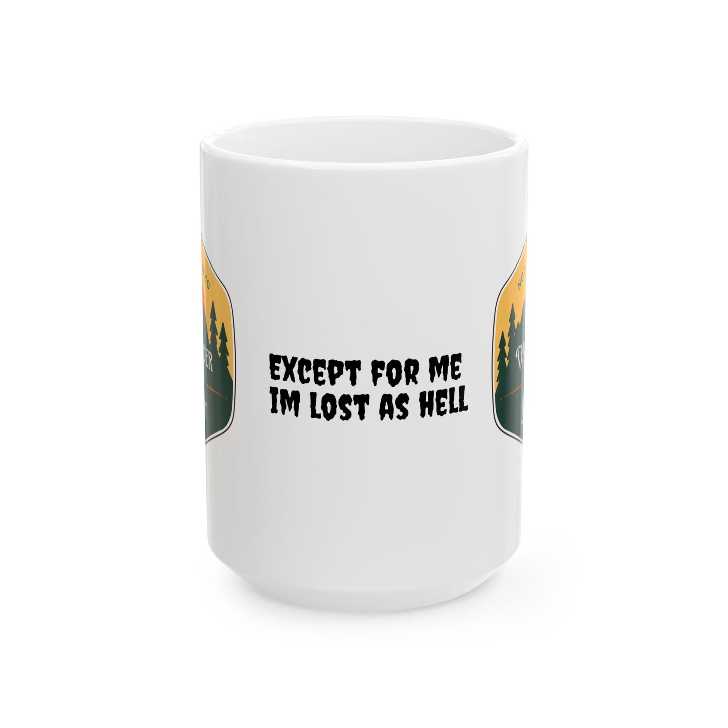 Lost Ceramic Mug, (15oz)