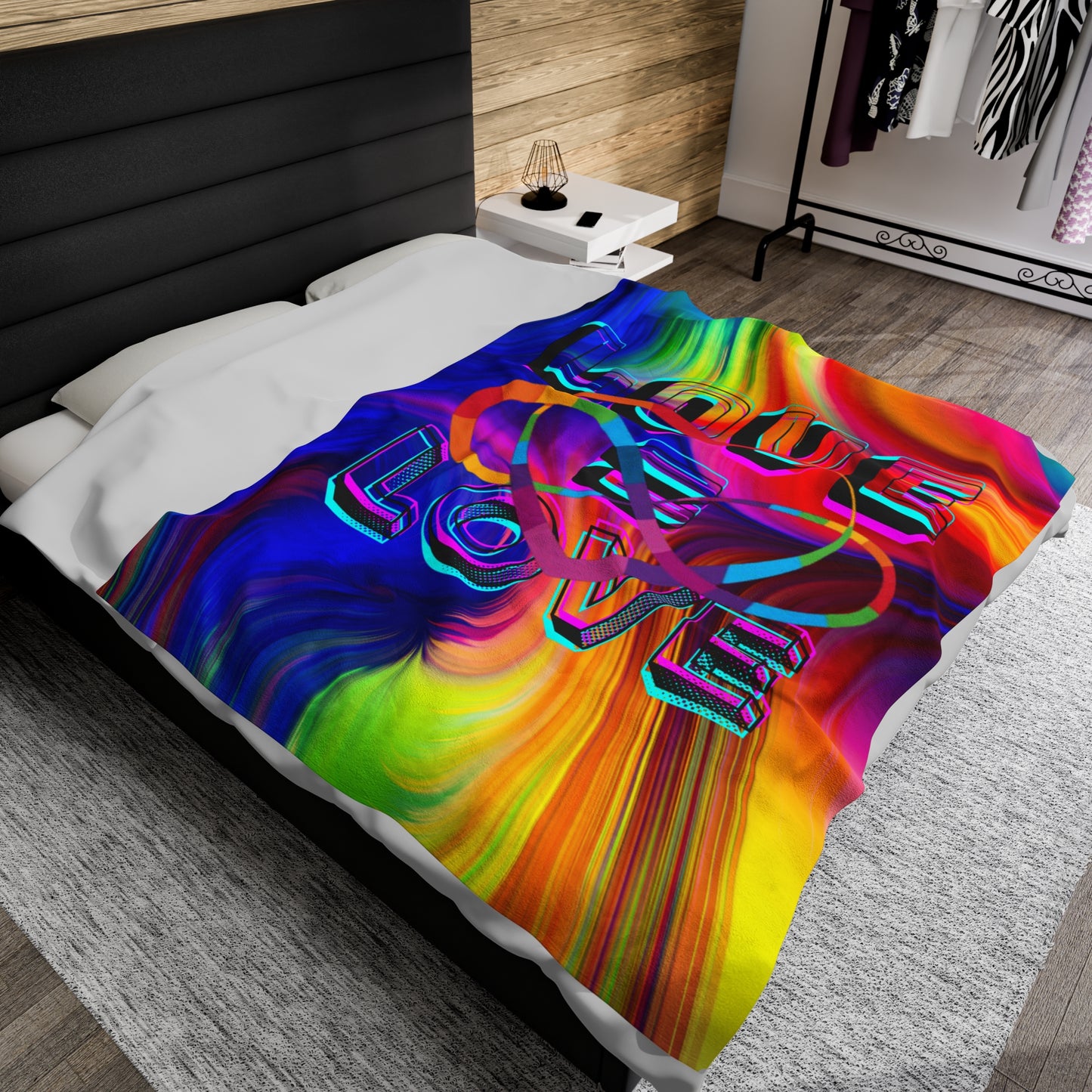 Love Velveteen Plush Blanket