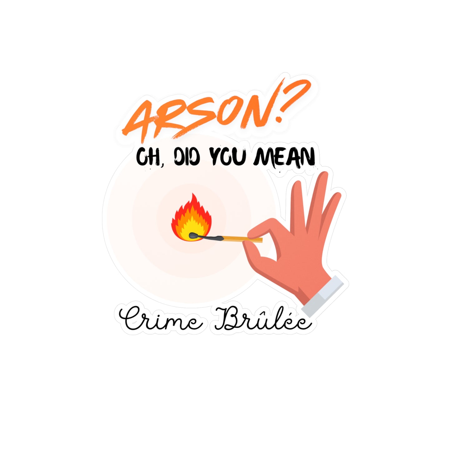 Arson Kiss-Cut Vinyl Decals