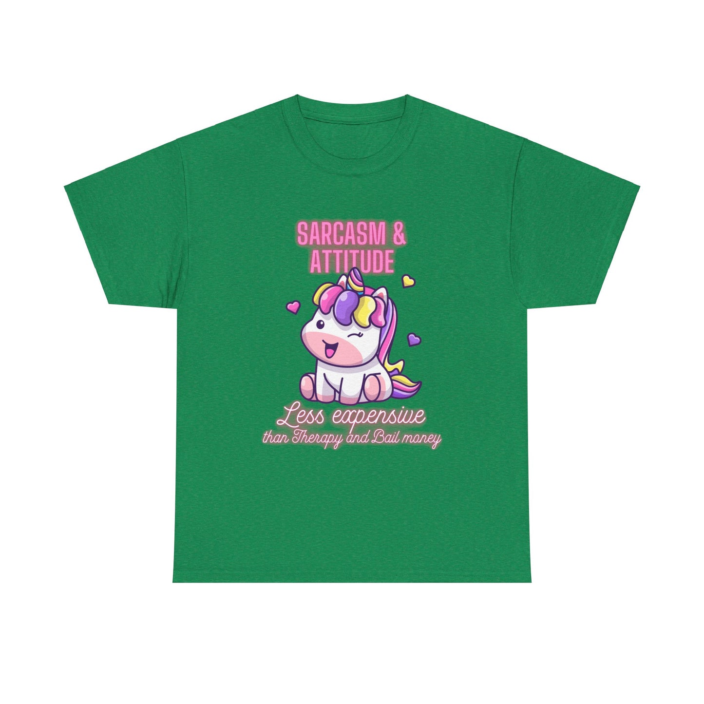 Sarcasm & attitude Unisex Heavy Cotton Tee
