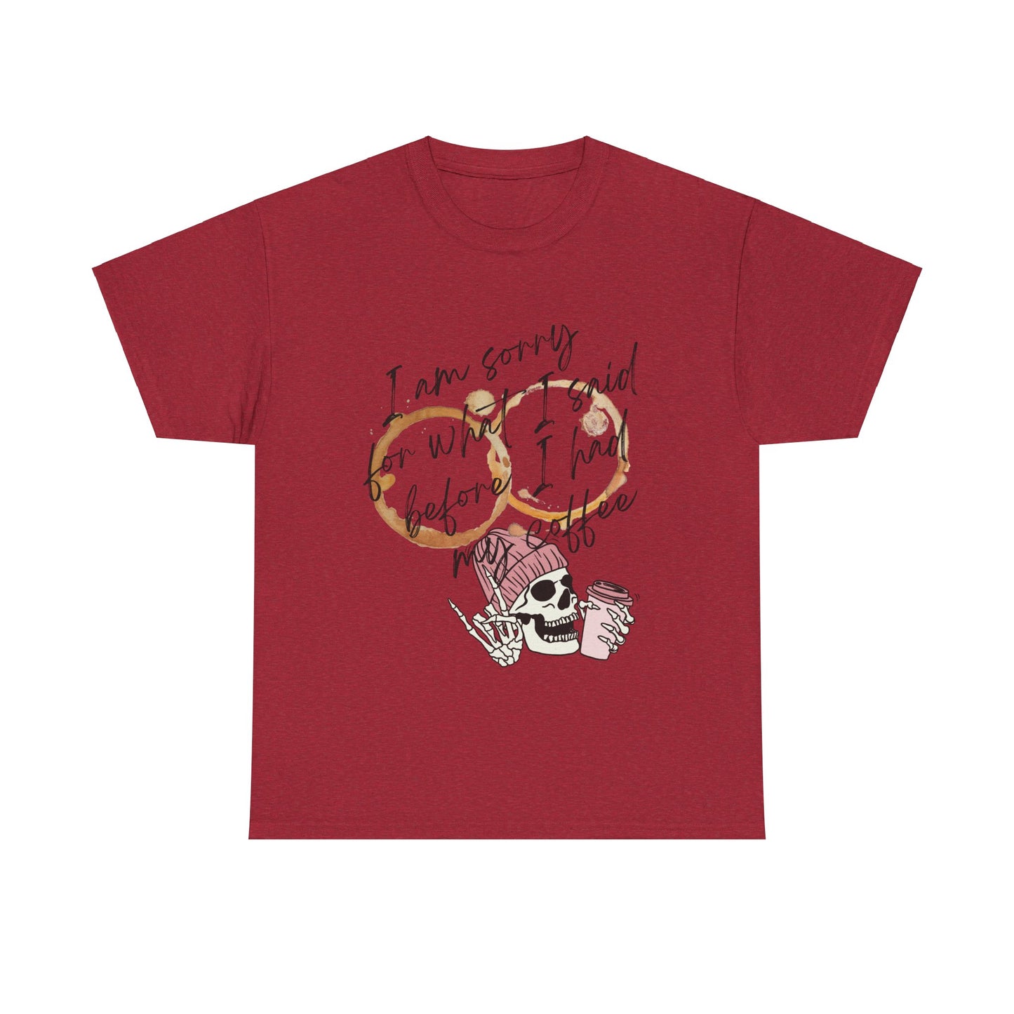 Coffee Unisex Heavy Cotton Tee