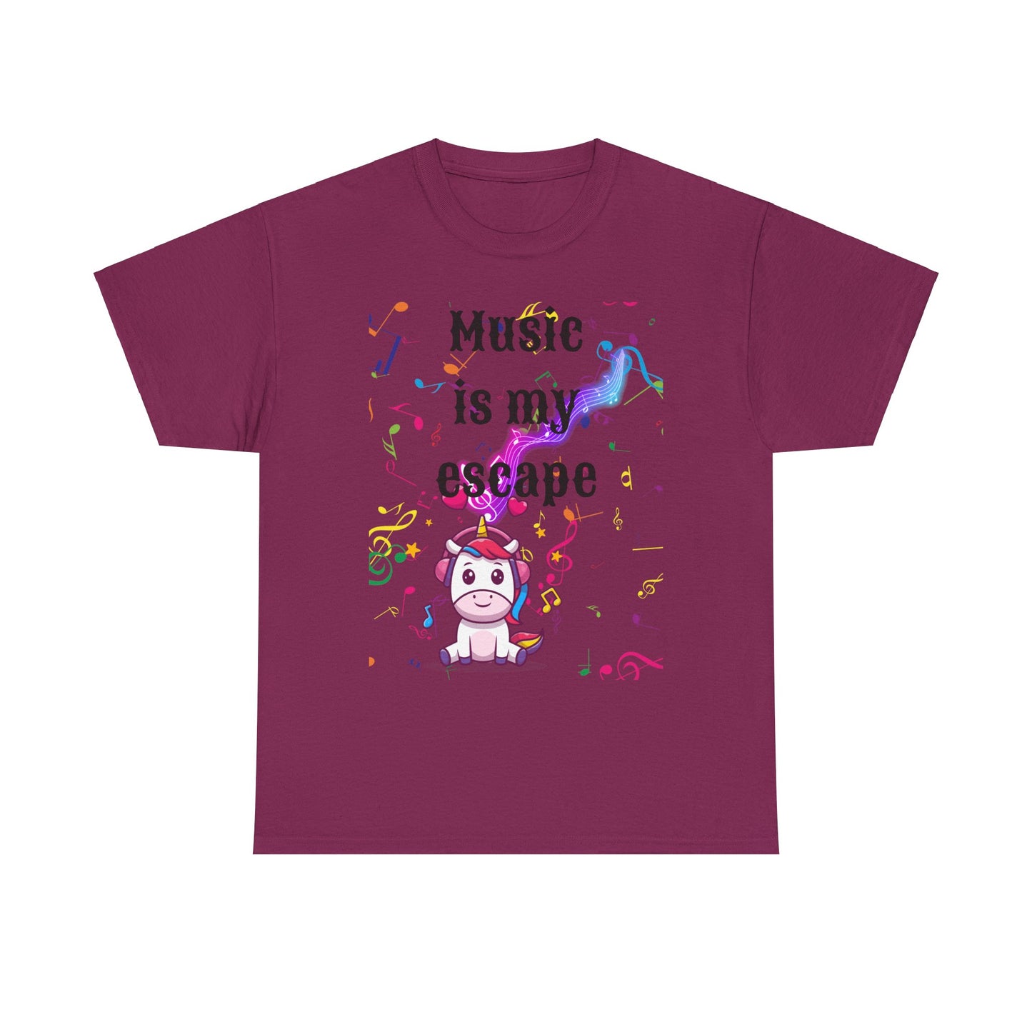 Music is Unisex Heavy Cotton Tee