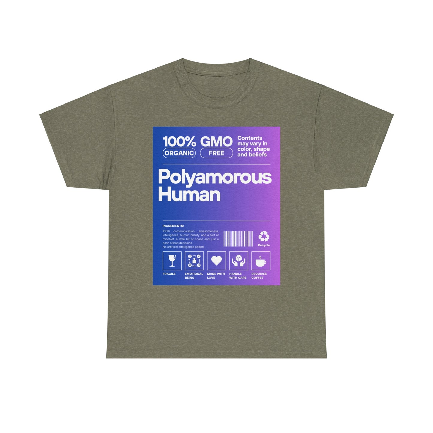 Polyamorous Unisex Heavy Cotton Tee