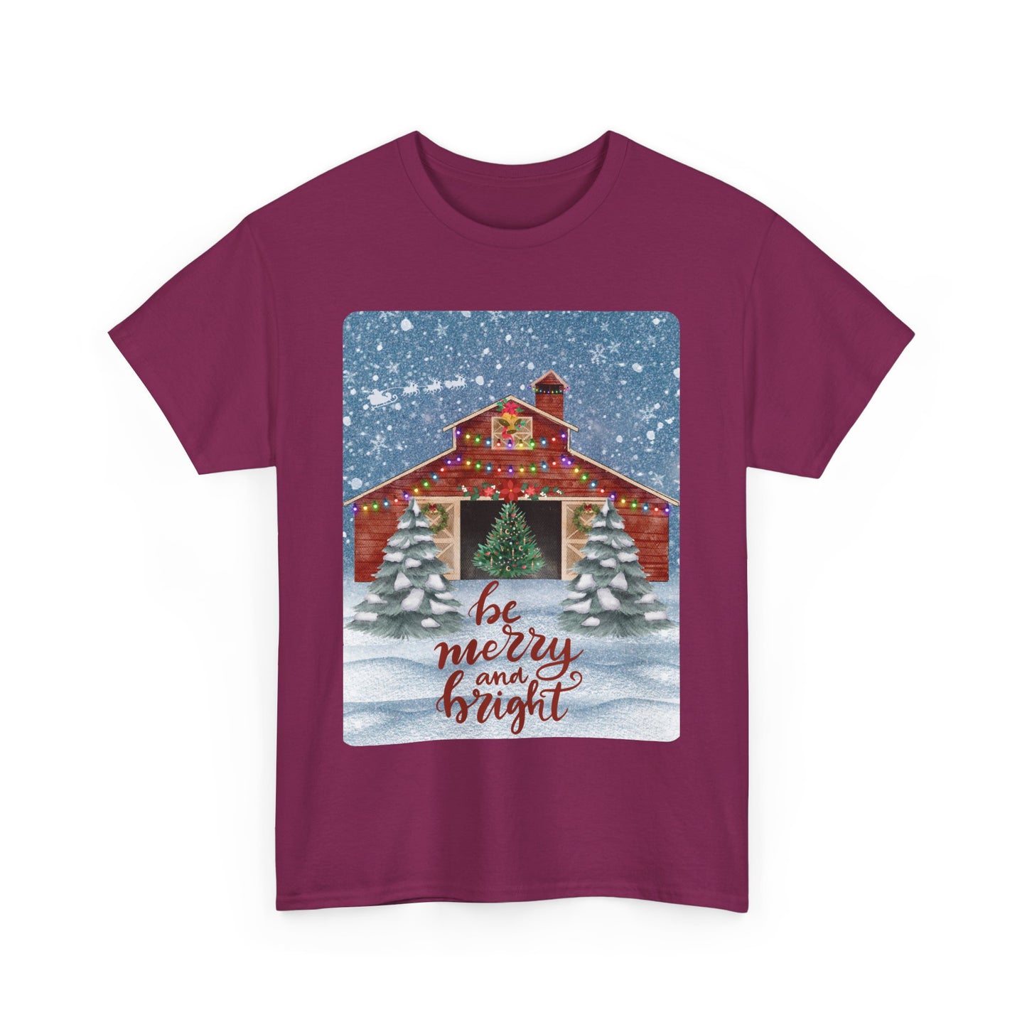 Be Merry Unisex Heavy Cotton Tee