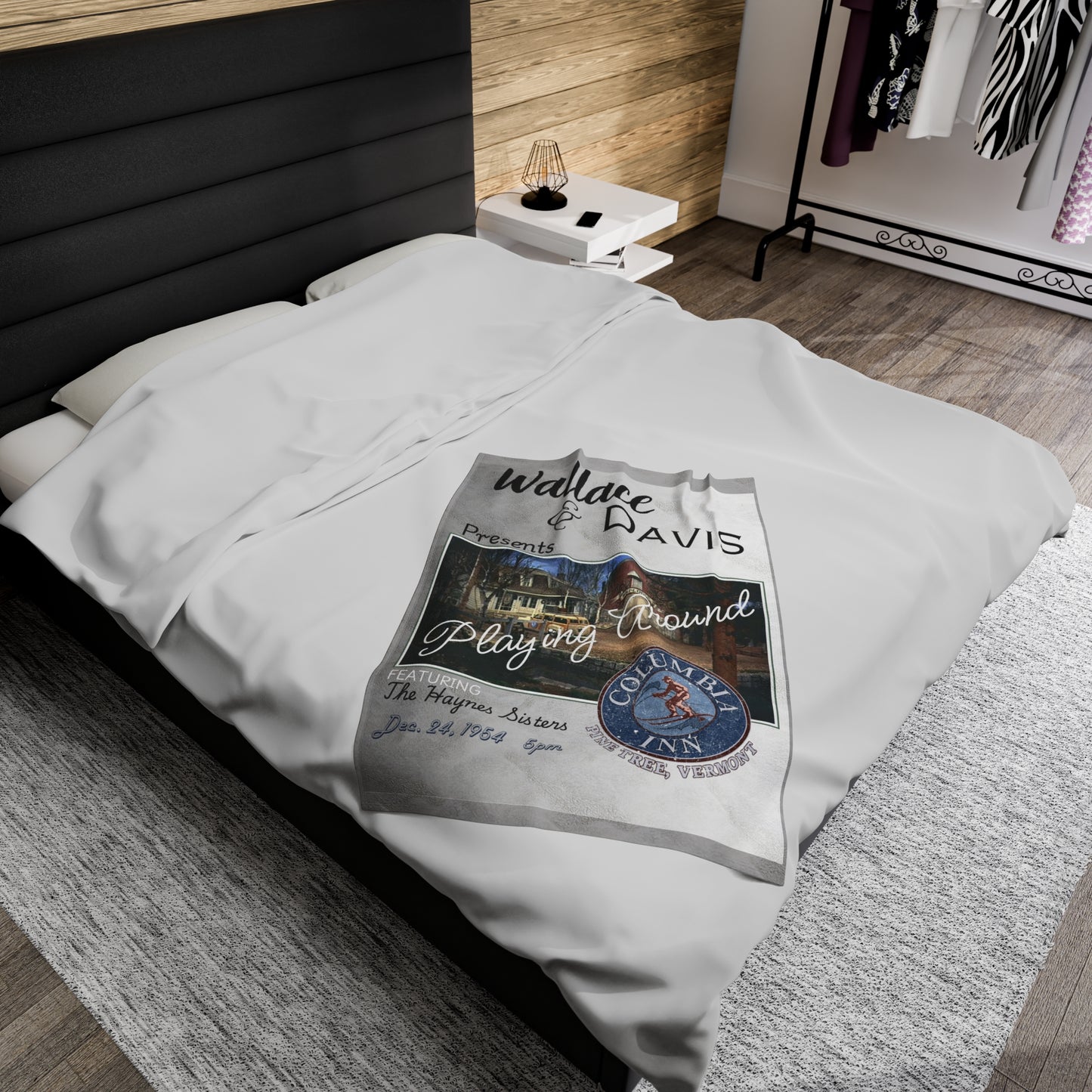 Wallace and Davis Velveteen Plush Blanket