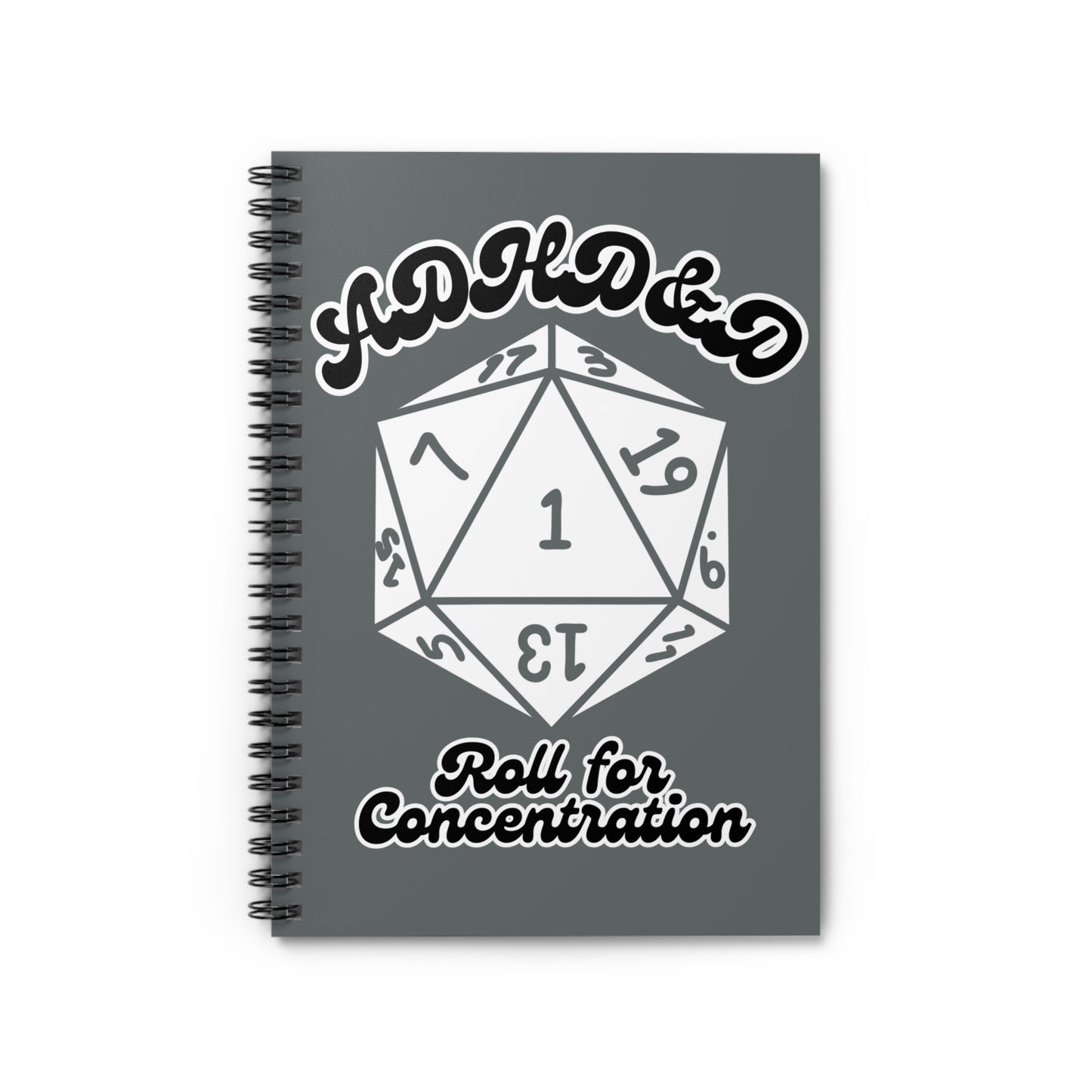 ADHD&D Spiral Notebook - Ruled Line