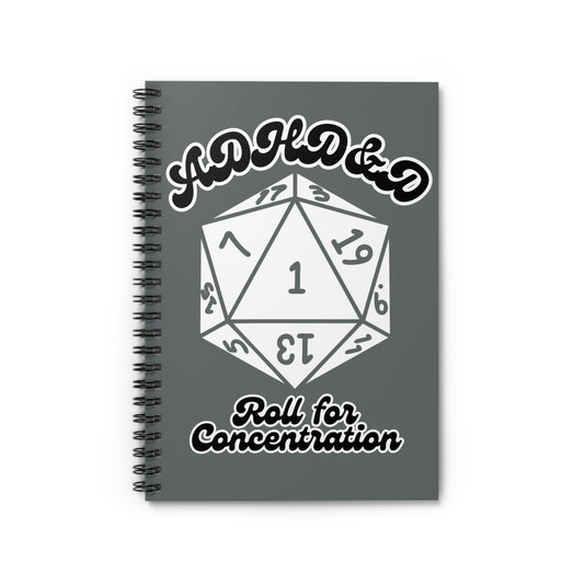 ADHD&D Spiral Notebook - Ruled Line