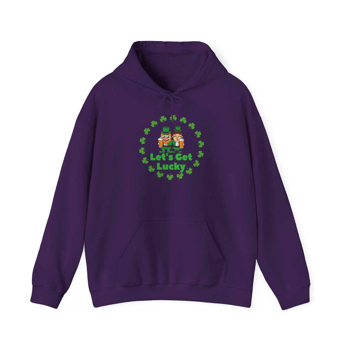 Lets get Lucky Unisex Heavy Blend™ Hooded Sweatshirt