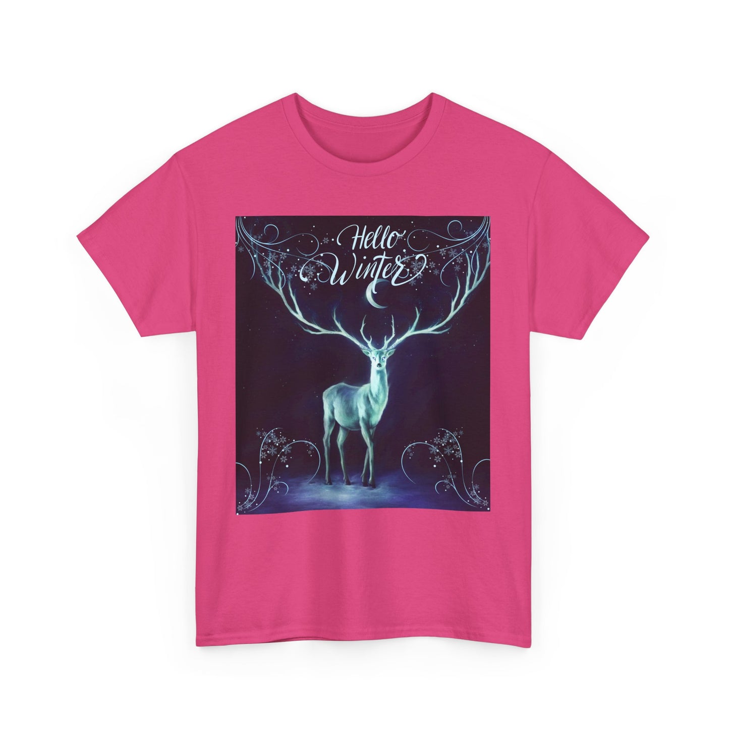 Hello Winter Unisex Heavy Cotton Tee