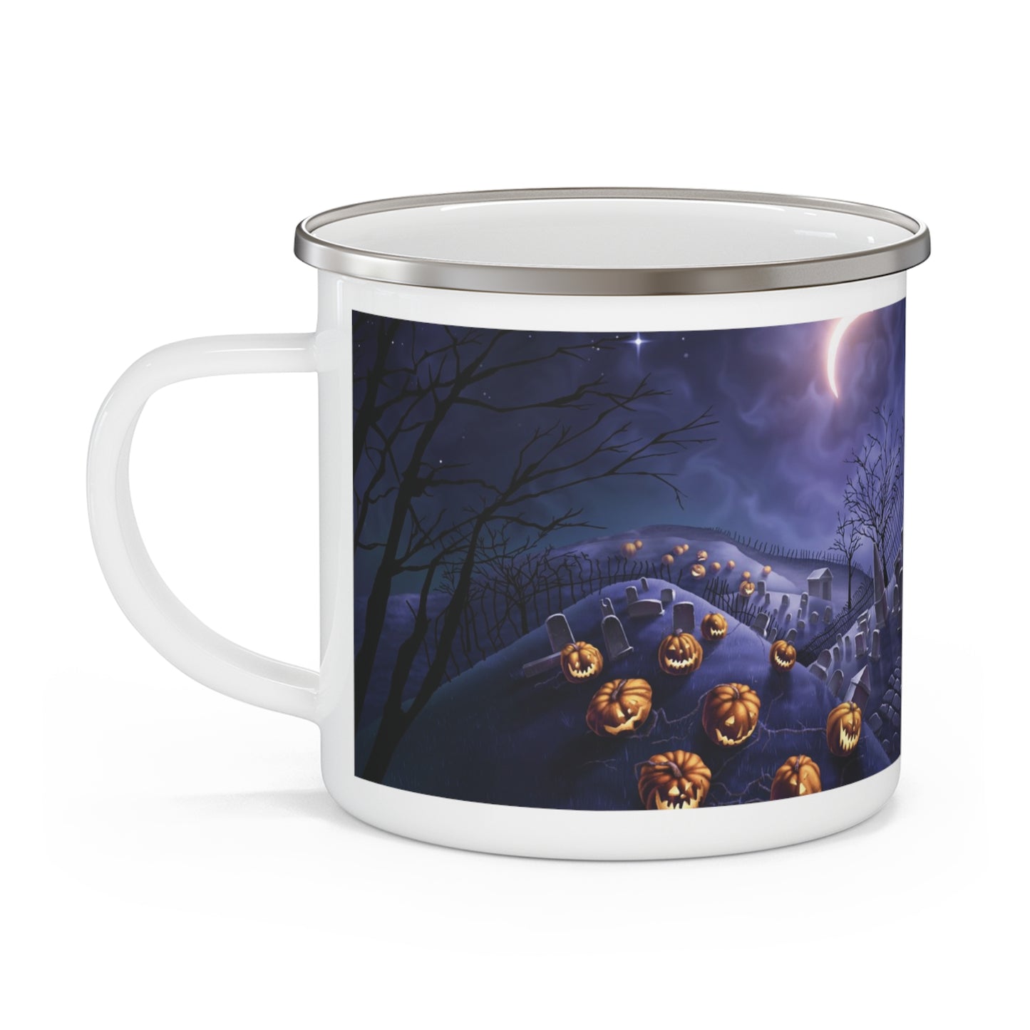 Halloween Enamel Camping Mug