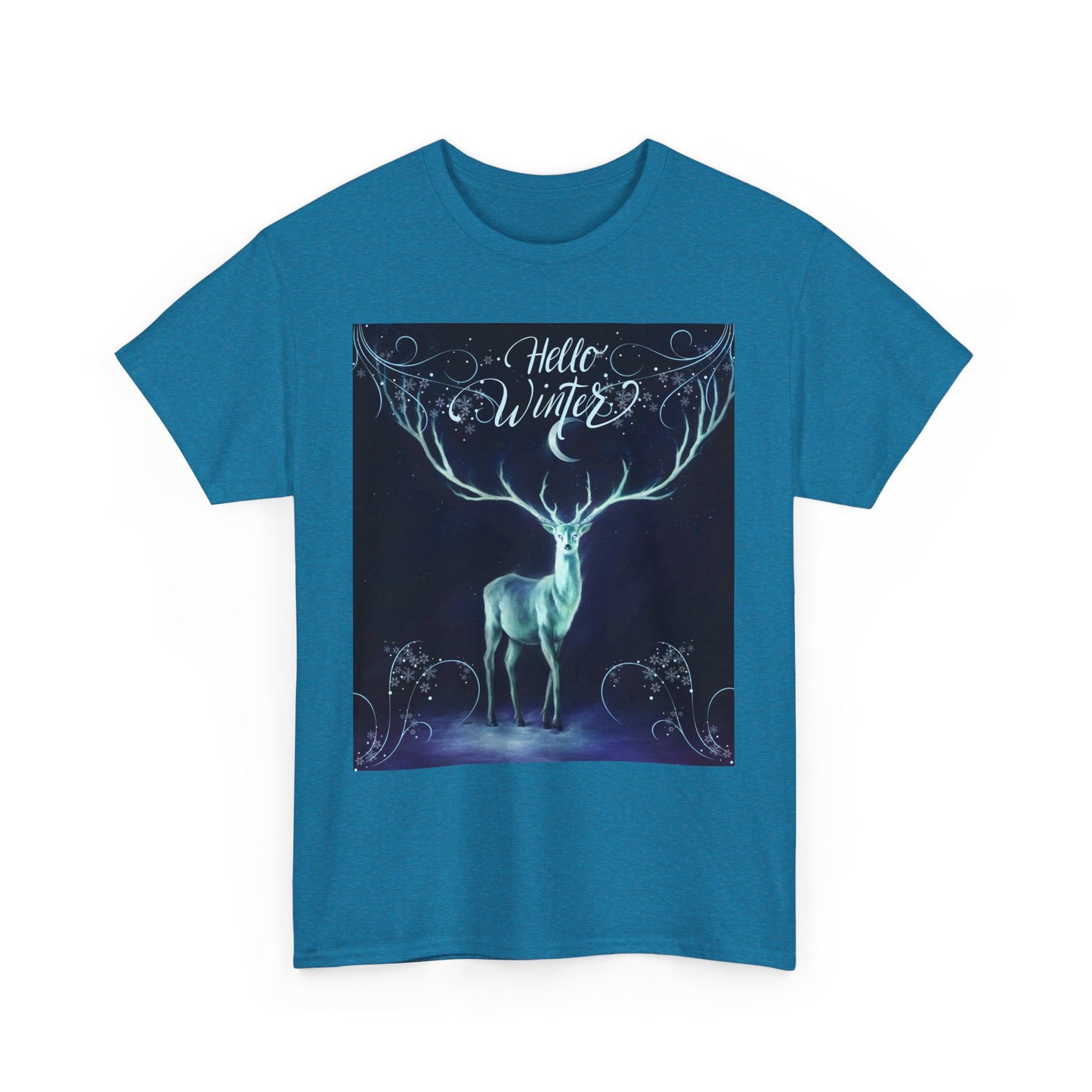 Hello Winter Unisex Heavy Cotton Tee