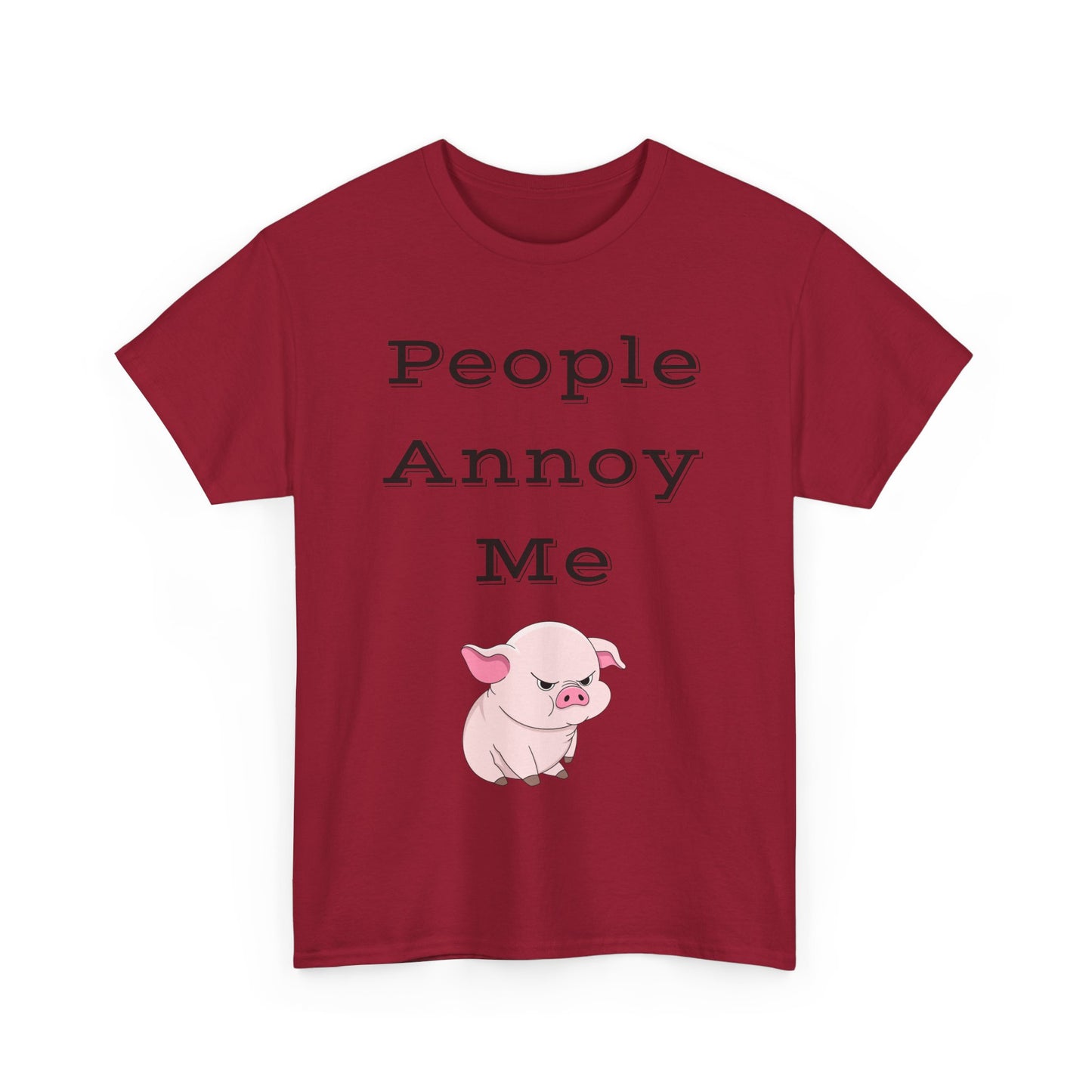 People Annoy Me Unisex Heavy Cotton Tee