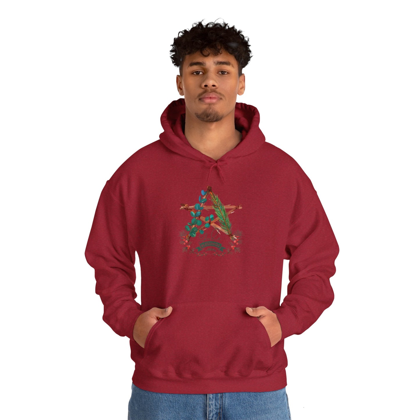 Yule Blessings Unisex Heavy Blend™ Hooded Sweatshirt