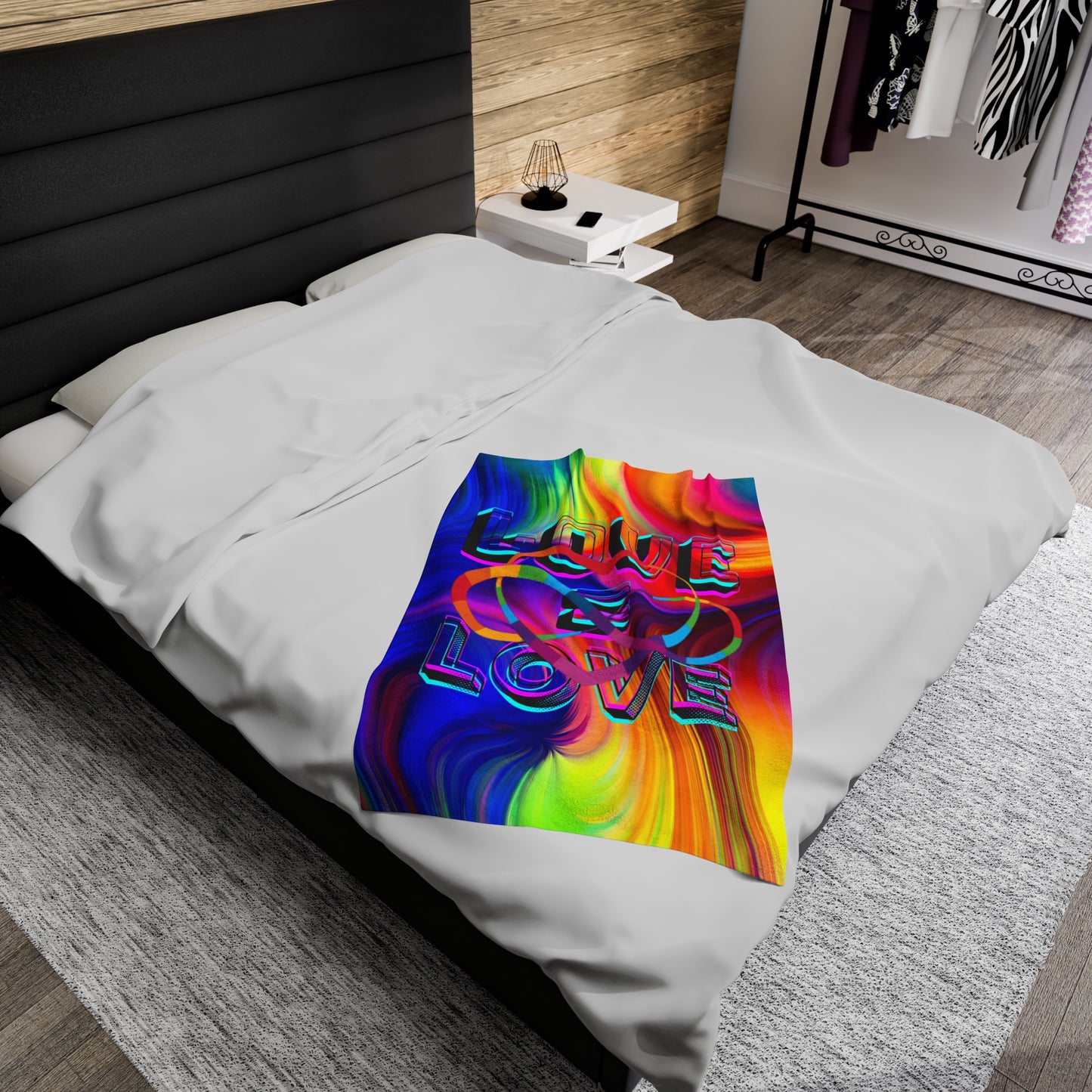 Love Velveteen Plush Blanket
