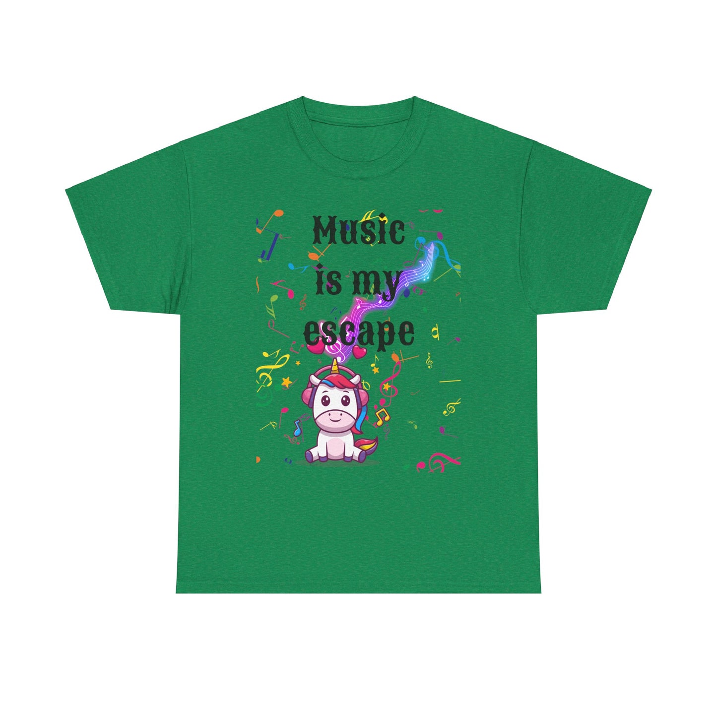 Music is Unisex Heavy Cotton Tee