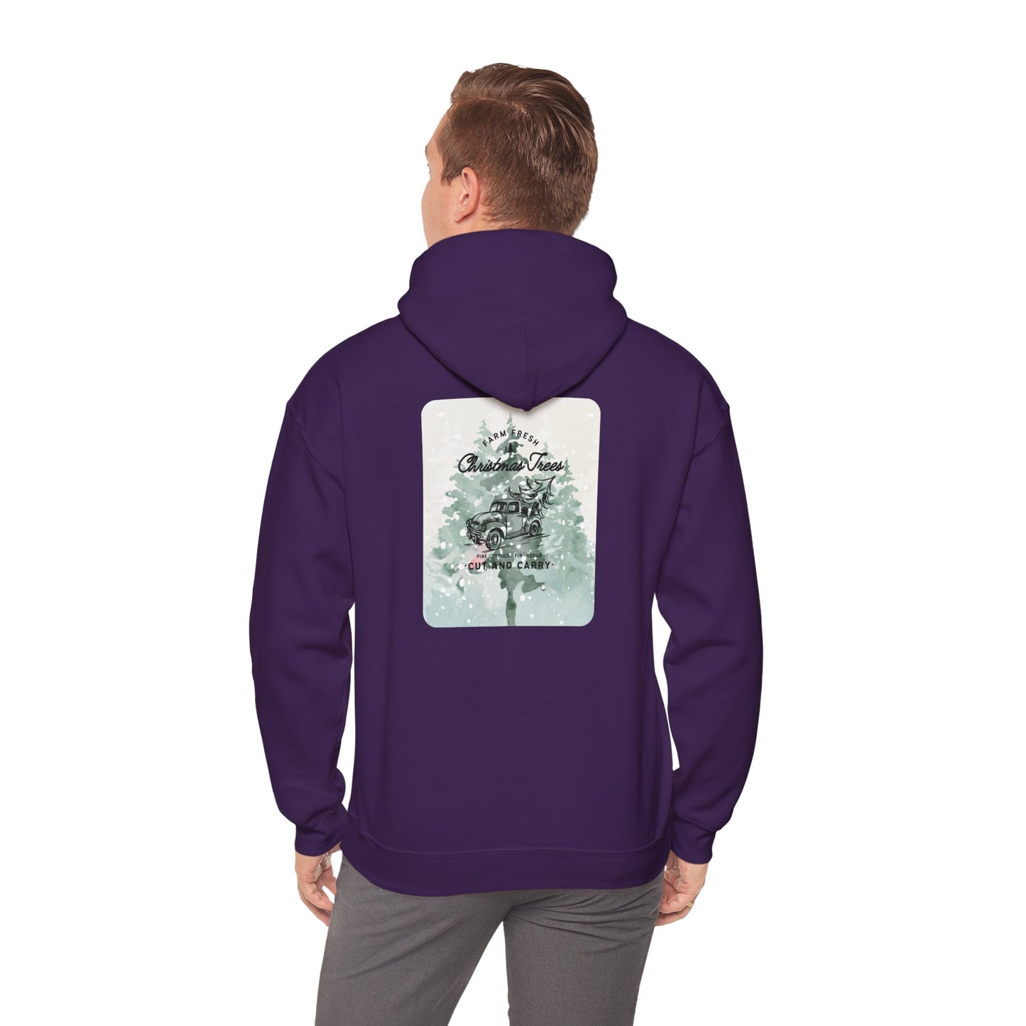 Christmas Trees Unisex Heavy Blend™ Hooded Sweatshirt