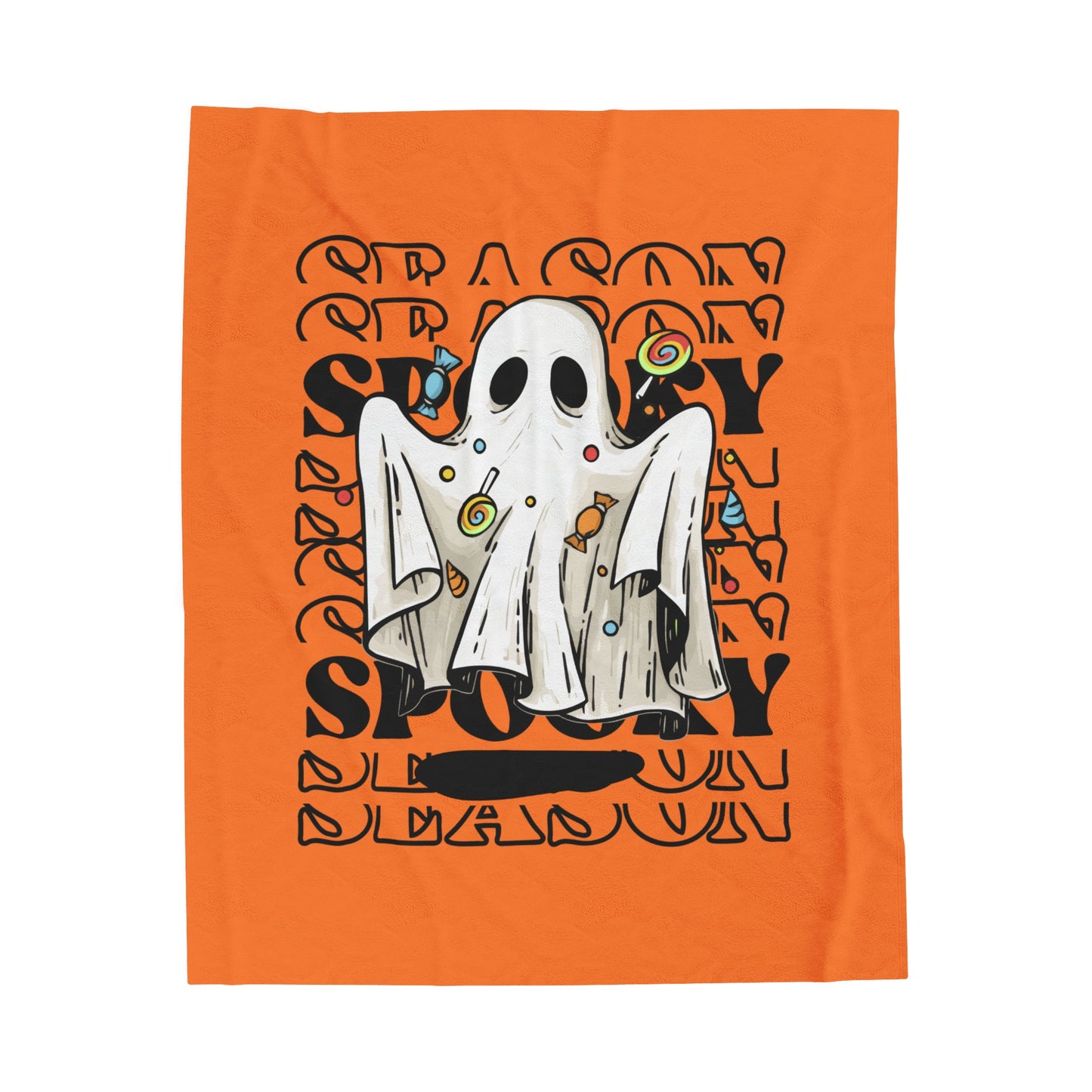 Spooky Season Velveteen Plush Blanket