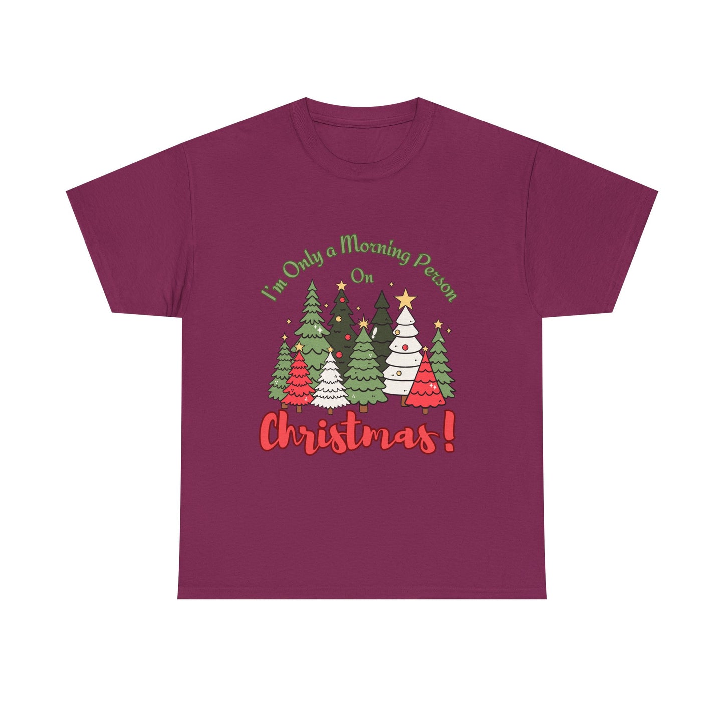 Morning Person Unisex Heavy Cotton Tee