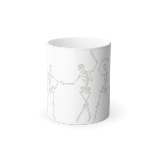 Skeleton Color Morphing Mug, 11oz