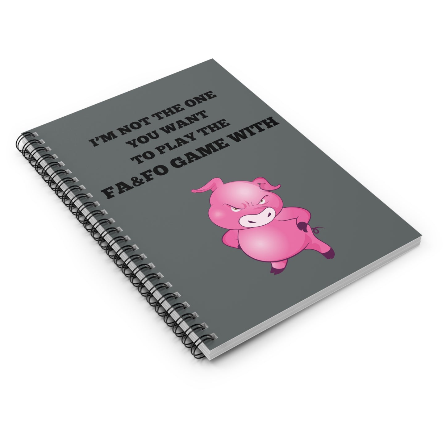 I'm Not The One To Play Spiral Notebook - Ruled Line