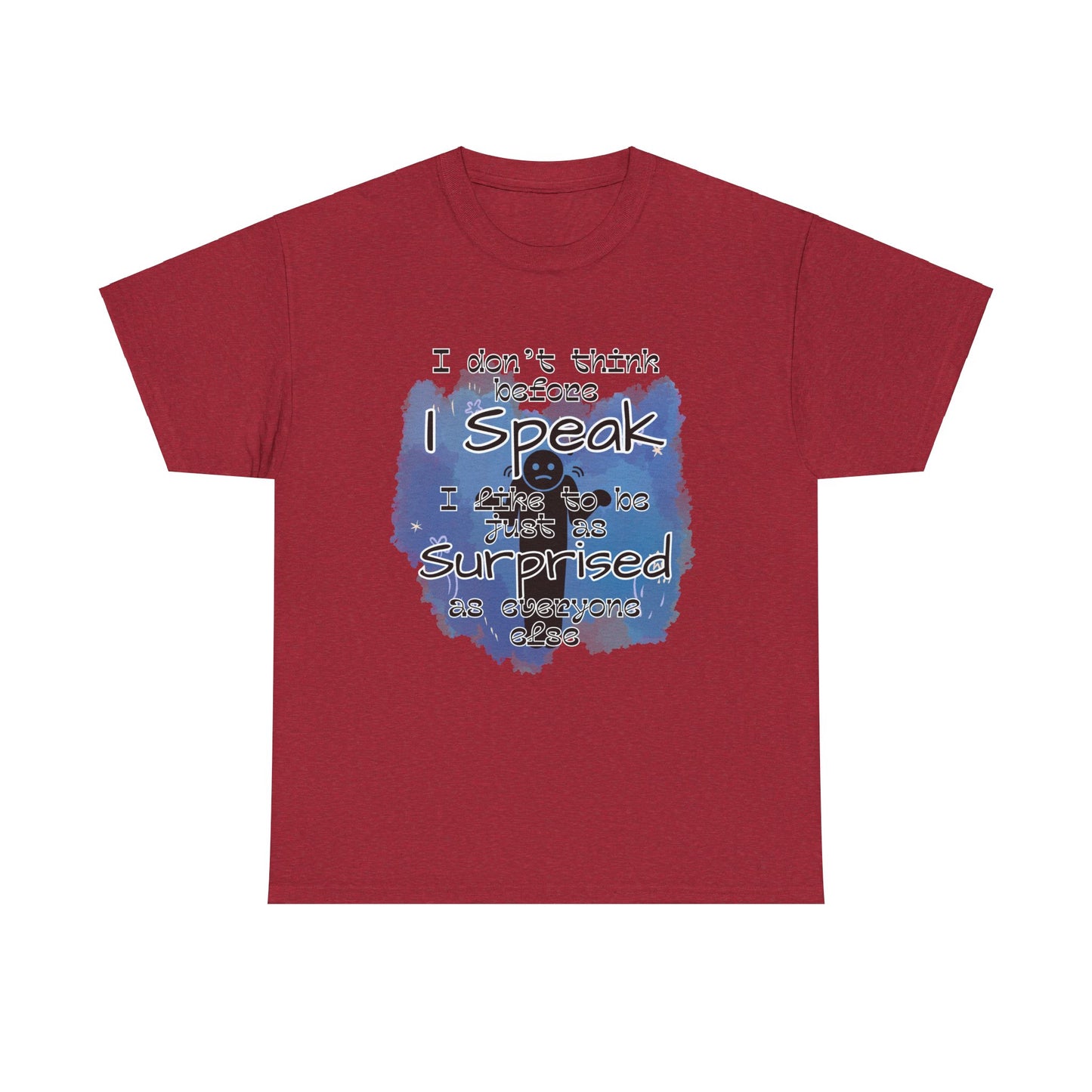 I Don't Think Unisex Heavy Cotton Tee