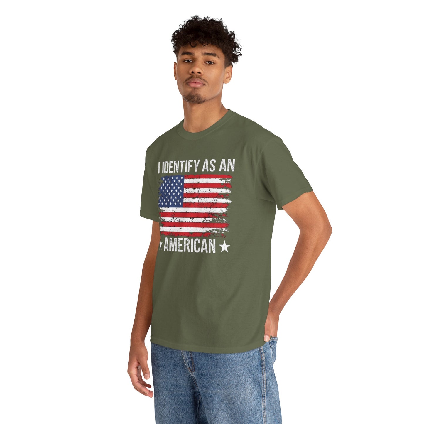 Identify as Unisex Heavy Cotton Tee